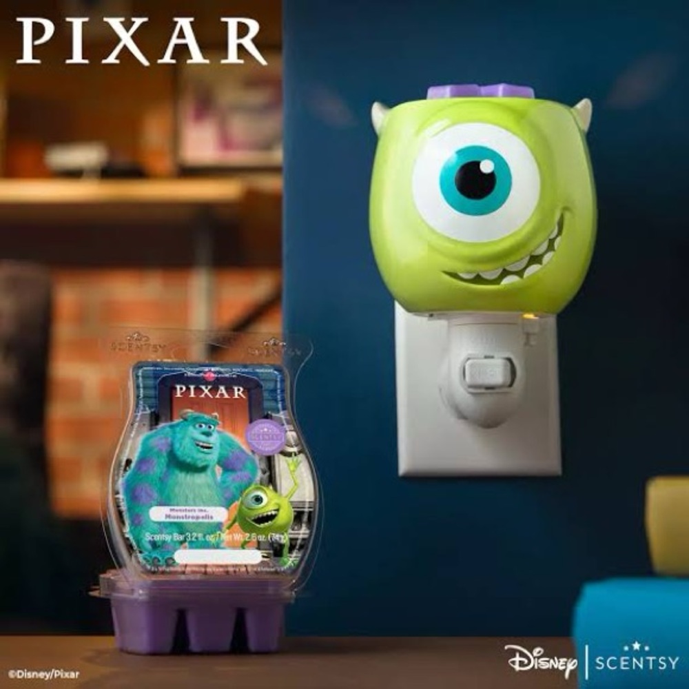 Scentsy Pixar Monsters Inc. Plug-In with Green and Purple New in Box